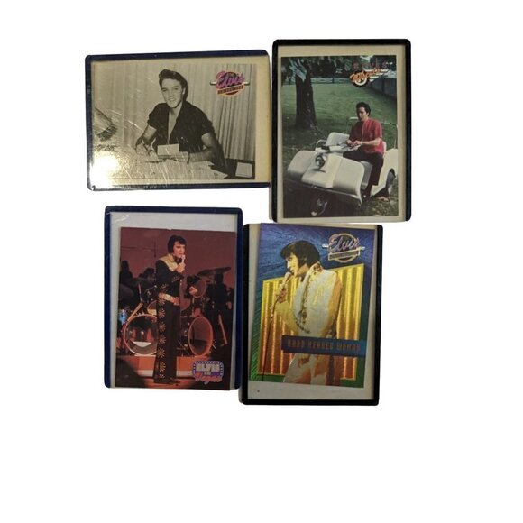 Vintage 1992 Elvis Presley The Elvis colleciton cards set of 4 ephemera - Picture 2 of 5